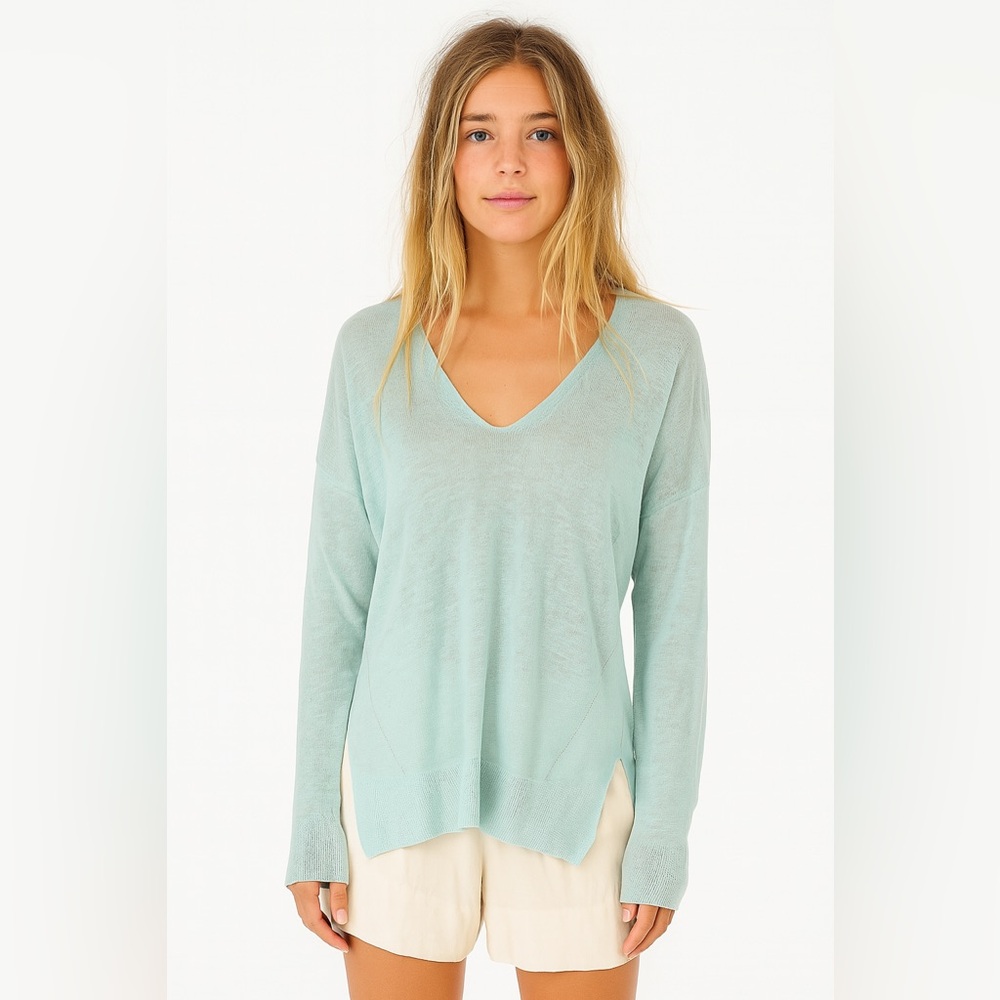 VINCE Linen Sweater